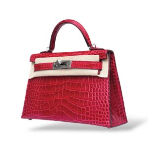 Hermes Kelly Mini Braise Alligator PHW