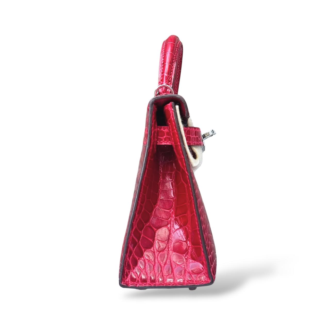 Hermes Kelly Mini Braise Alligator PHW