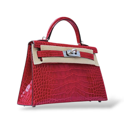 Hermes Kelly Mini Braise Alligator PHW